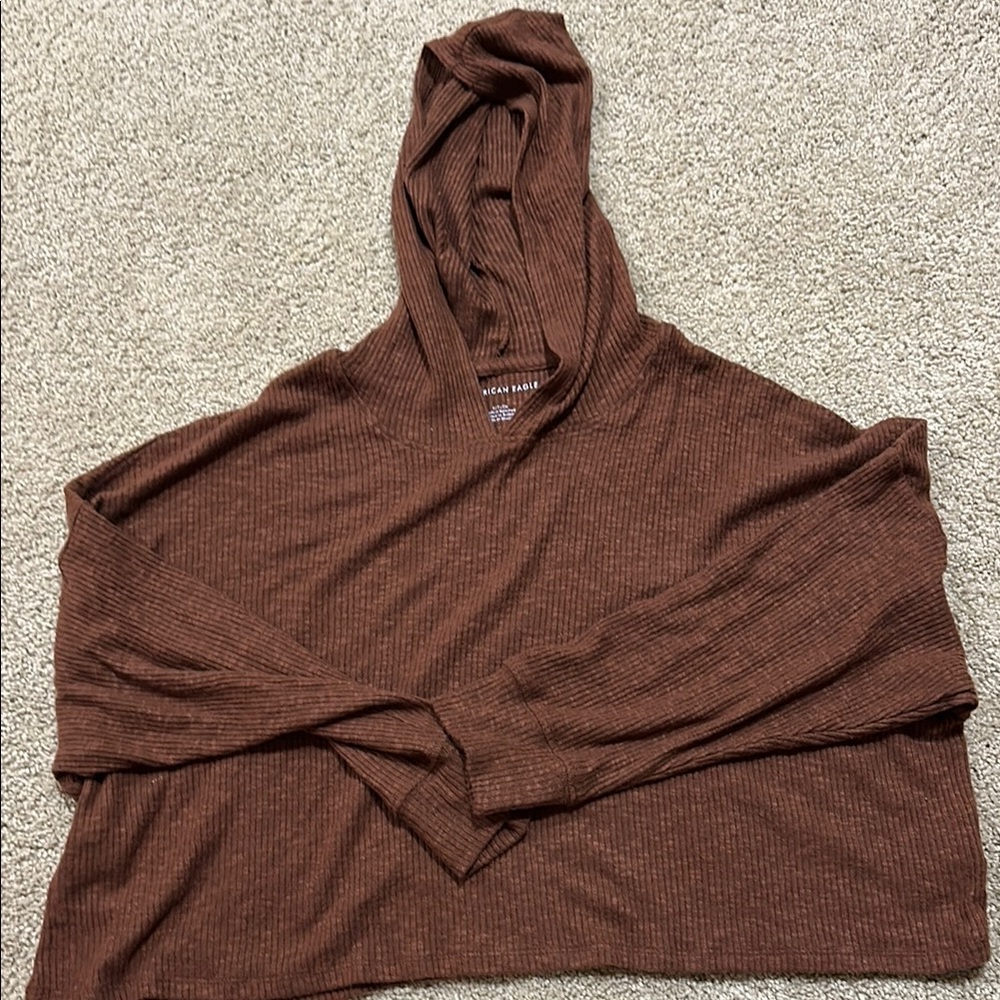 Women’s Brown Hooded Sweater